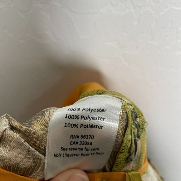 Anthropologie Hemant & Nandita Gold Floral Blooming Jacquard Wide Leg Pants - Picture 6 of 9